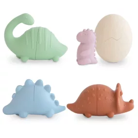 Mushie fürdőjáték - Dinók - 5 db