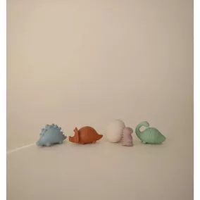 Mushie fürdőjáték - Dinók - 5 db