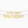 „It’s My Birthday” girland - Arany