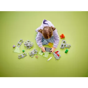   LEGO DUPLO Town 10425 Vonatalagút és sínek kiegészítő szett