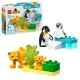 LEGO DUPLO Town 10442 Állatcsaládok a vadvilágban: Pingvinek és oroszlánok
