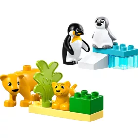   LEGO DUPLO Town 10442 Állatcsaládok a vadvilágban: Pingvinek és oroszlánok