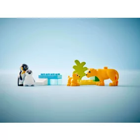   LEGO DUPLO Town 10442 Állatcsaládok a vadvilágban: Pingvinek és oroszlánok