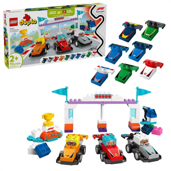 LEGO DUPLO Town 10445 F1® versenyautók és pilóták
