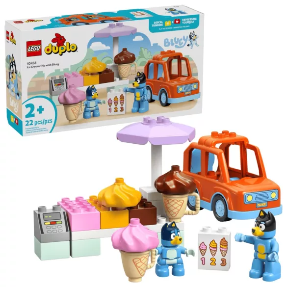 LEGO DUPLO Bluey 10458 Fagyizás Bluey-val