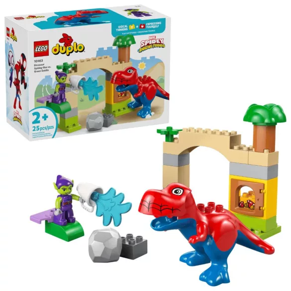 LEGO DUPLO Disney TM 10463 Dinoszaurusz Spidey-Rex vs. Zöld Manó