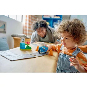 LEGO DUPLO Town 10471 Kék rendőrségi motorkerékpár