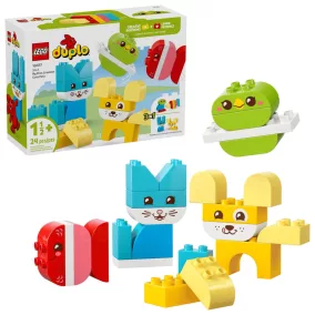   LEGO DUPLO My First 10477 Kreatív és aranyos, 3 az 1-ben házi kedvencek