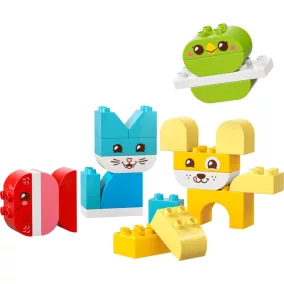   LEGO DUPLO My First 10477 Kreatív és aranyos, 3 az 1-ben házi kedvencek