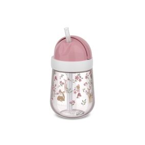 Little Dutch szívószálas pohár 300 ml - fairy garden