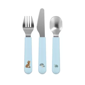   Little Dutch gyerek evőeszköz készlet 3 db - forest friends