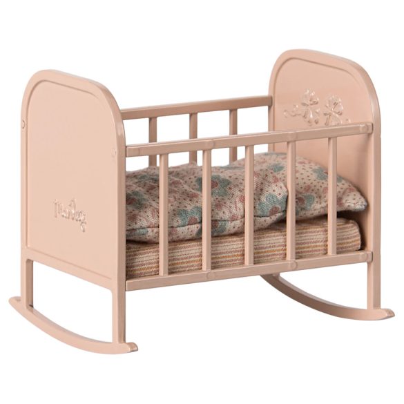 Maileg Mini bölcső - Light pink