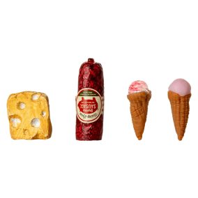 Maileg Hűtőszekrény egérkéknek - Törtfehér