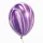 Lila márvány mintás latex lufi - 30 cm 5 db-os