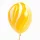 Sárga márvány mintás latex lufi - 30 cm 5 db-os