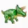 3D Triceratopsz dínó fólia lufi