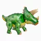 3D Triceratopsz dínó fólia lufi