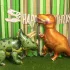 T-Rex dínó fólia lufi XL
