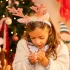 Rózsaszín rénszarvasos hajpánt irizáló díszítéssel