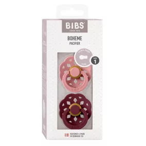 BIBS Boheme cumi – tearózsa/bodzabogyó (2 db)