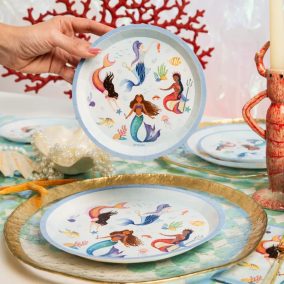 Sellős papírtányér 17 cm - 6 db-os