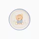 Babaköszöntő Macis papírtányér 17 cm Baby Blue 6 db-os