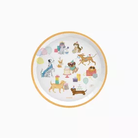 Kiskutyás papírtányér 17 cm - 6 db-os