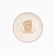 Babaköszöntő Macis papírtányér 17 cm Baby Pink 6 db-os