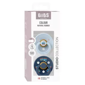 BIBS Ünnepi Gőzös Pasztellkék