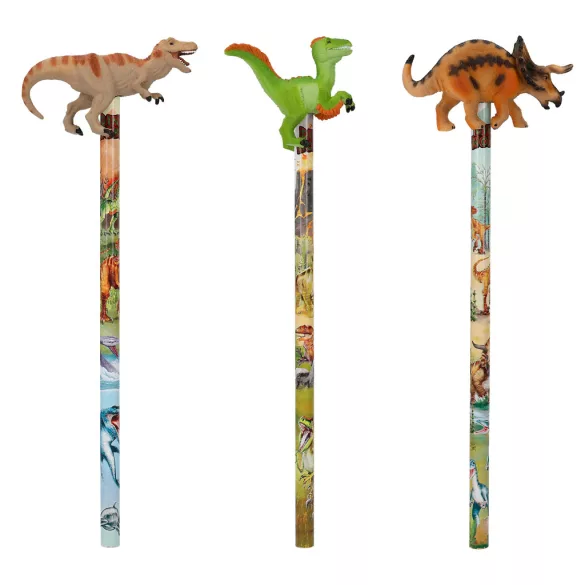 Dino World HB Ceruza Dinó figurával