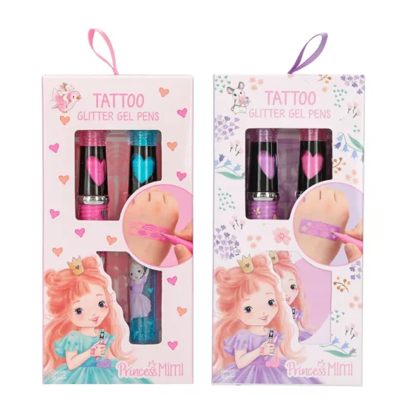 Princess Mimi Csillámos tetováló gél tollak