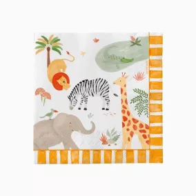Szafari papírszalvéta 33 × 33 cm - 20 db