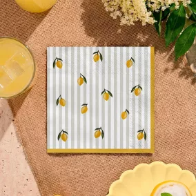 Citrom mintás 2 rétegű szalvéta 33×33 cm 20 db-os