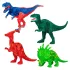 Dino World Készítsd el és színezd ki a dinódat - DIY