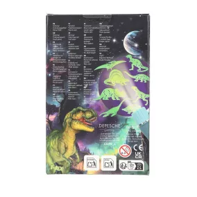 Dino World Sötétben világító matrica