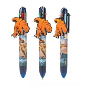 Dino World Hatszínű golyóstoll