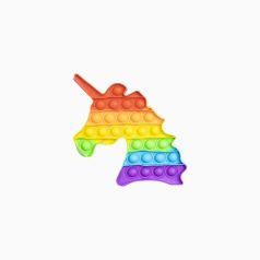 Unikornis XL Pop It - Pinyata töltelék játék