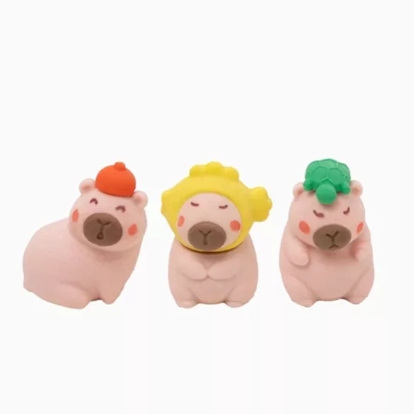 Kapibara radír pinata töltelék - 3 db