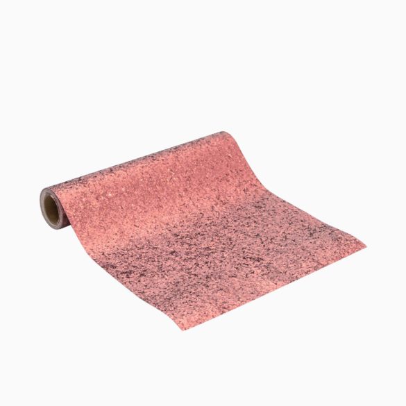 Csillogó asztali futó - rose gold
