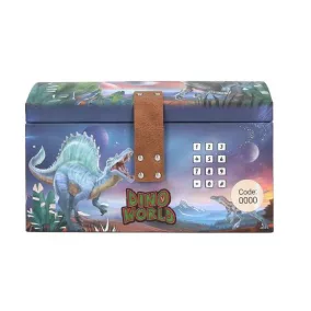 Dino World Kincsesláda számkóddal és hanggal
