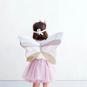 Csillag és Hold rózsaszín bársony korona