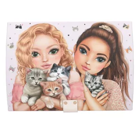   TOPModel ékszerdoboz számkóddal tükörrel, zenével - Cat Love