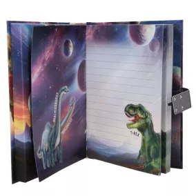 Dino World T-Rex titkos napló számkóddal és hanggal