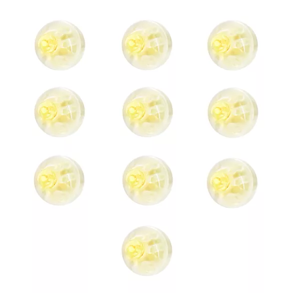 Melegfehér LED-fény lufikhoz - 10 db