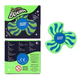Adventure World pörgethető fidget spinner radír