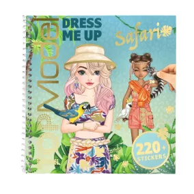 TOPModel Matricás öltöztető füzet - Dress Me Up Safari