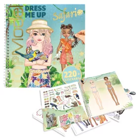 TOPModel Matricás öltöztető füzet - Dress Me Up Safari