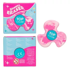 TOPModel pörgethető fidget spinner radír