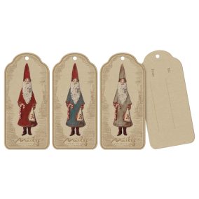 Maileg Ajándékkísérő kártyák - Nicolaus - 12 db