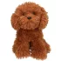 TOPModel Plüss kutya 30 cm - Teddy Brown